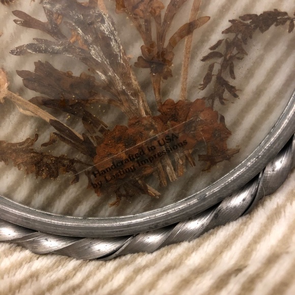 Vintage pressed flowers suncatcher set - Picture 5 of 7